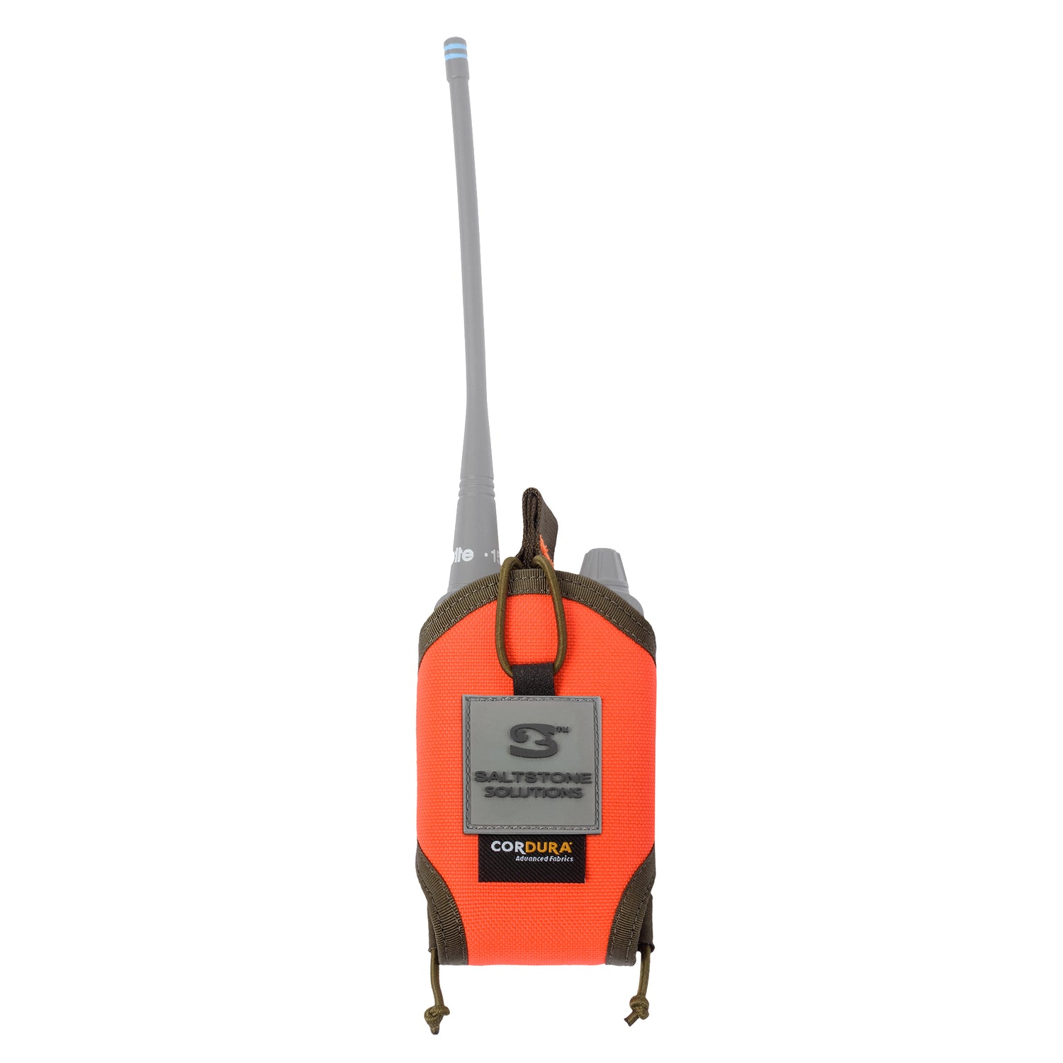 Radio Holster Walkie Talkie Case Add-on for the Integrator Hunting Vest by Saltstone - orange